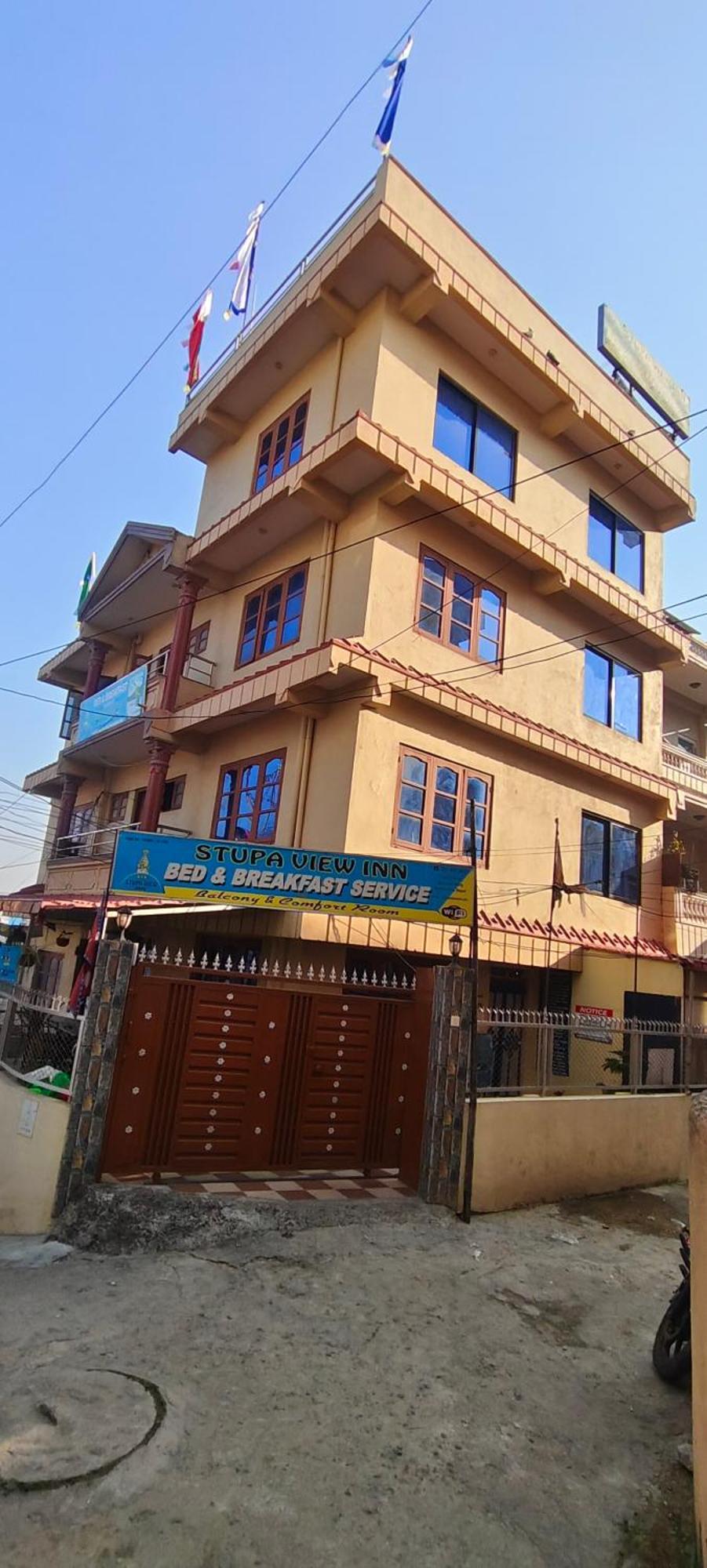 Stupa View Inn Katmandú Exterior foto